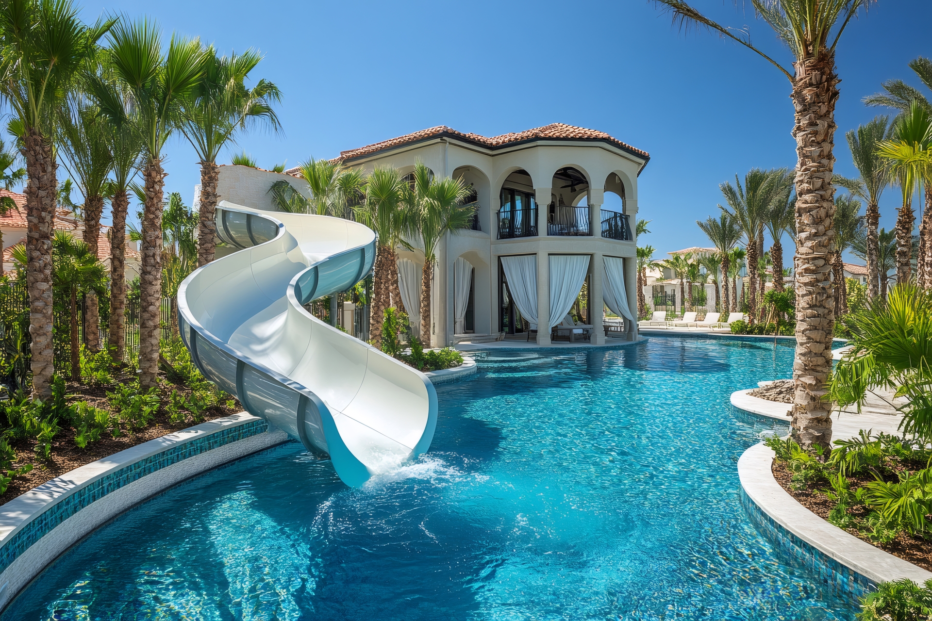Caribbean Resort Water Slide